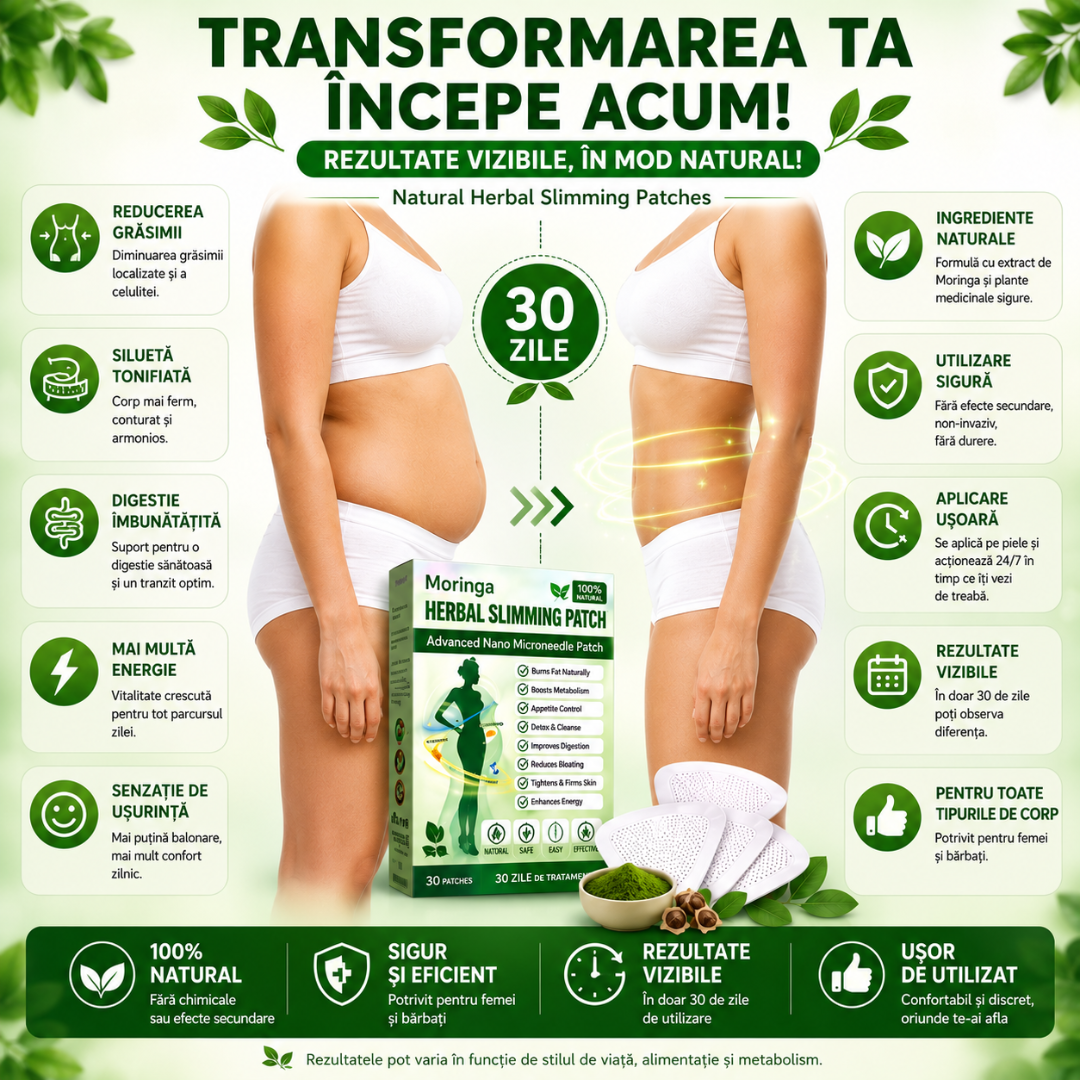 Plasturi Naturali pentru Slabit