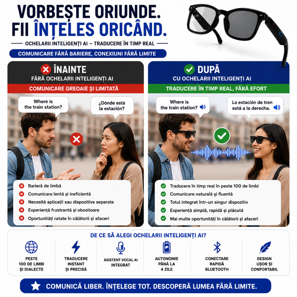 Ochelari Inteligenti AI