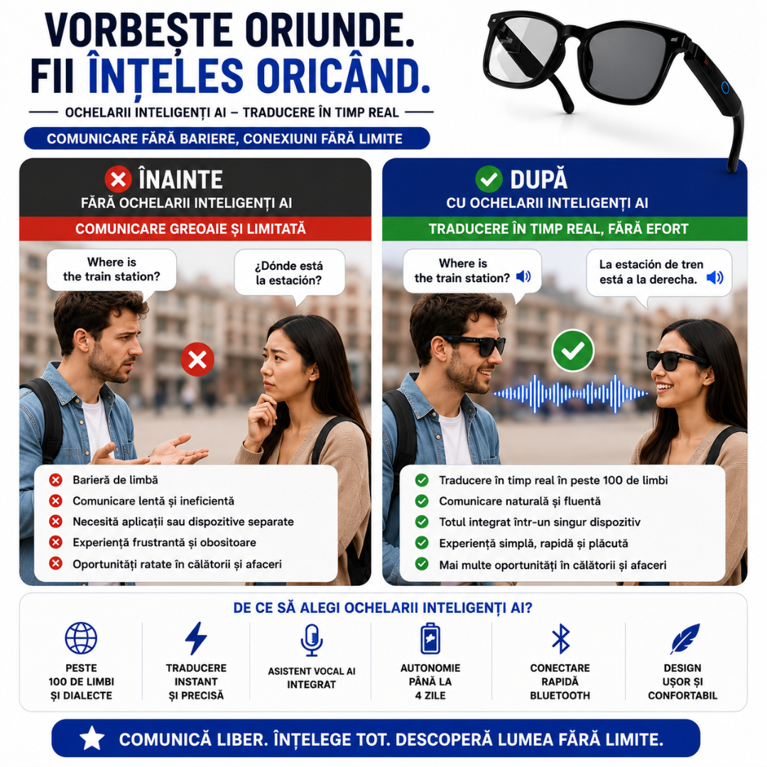 Ochelari Inteligenti AI