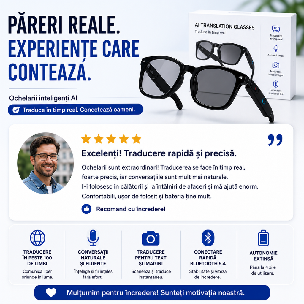 Ochelari Inteligenti AI