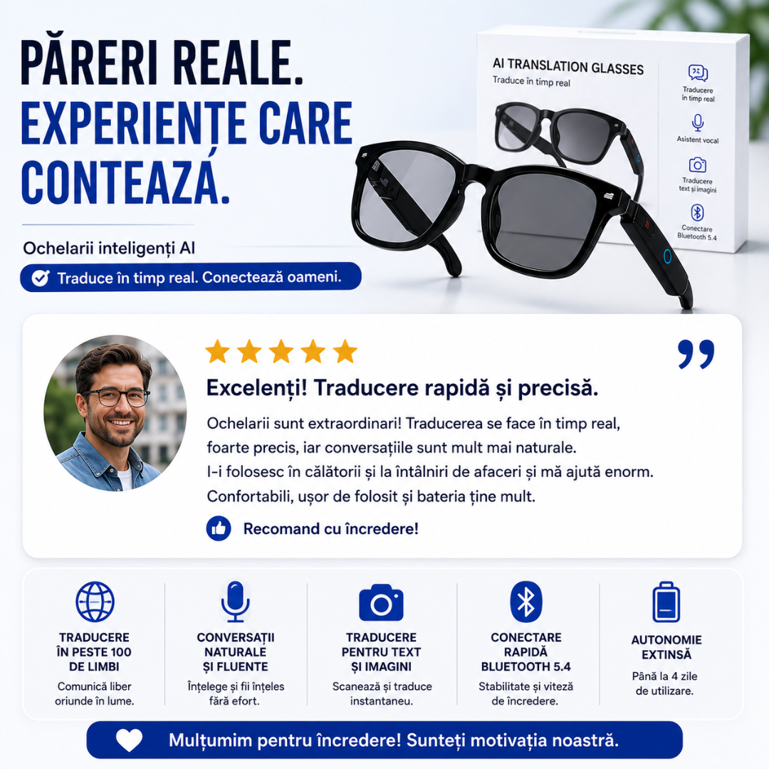 Ochelari Inteligenti AI